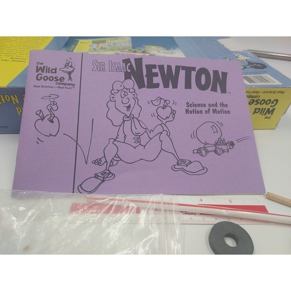 Sir Isaac Newton Science & The Notion Of Motion The Wild Goose Company Kid Game - Picture 7 of 12
